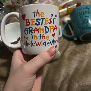Colorful 'Best Grandpa' Mug
